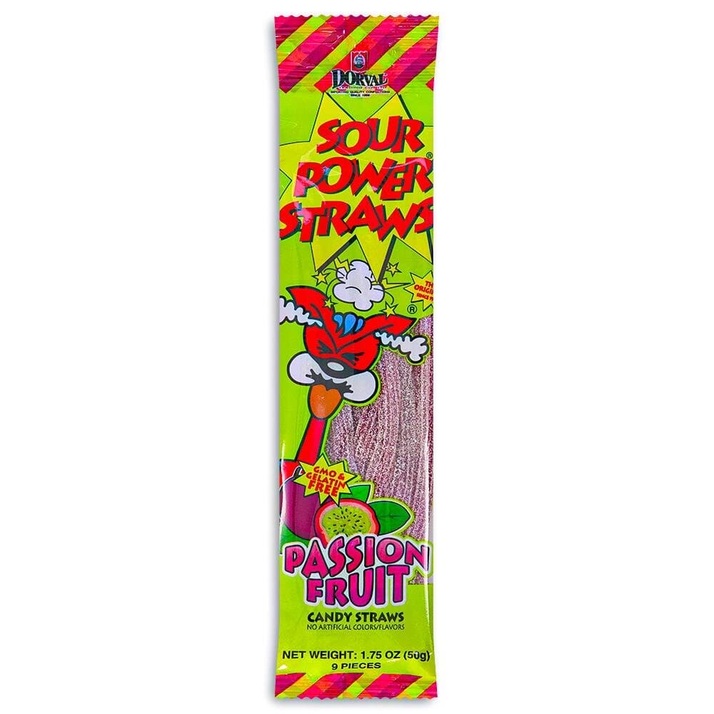 Dorval Sour Power Straws Passion Fruit (Netherlands)