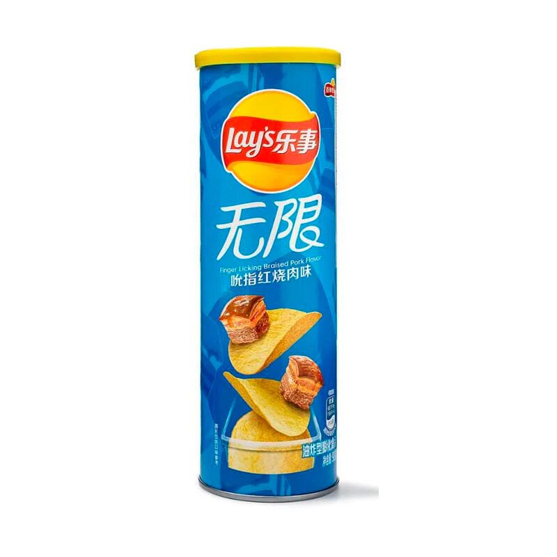 Lays Stax Braised Pork (China)