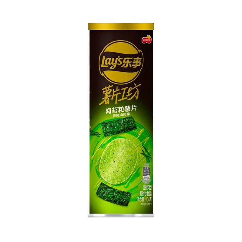 Lays Stax Roasted Seaweed (China)