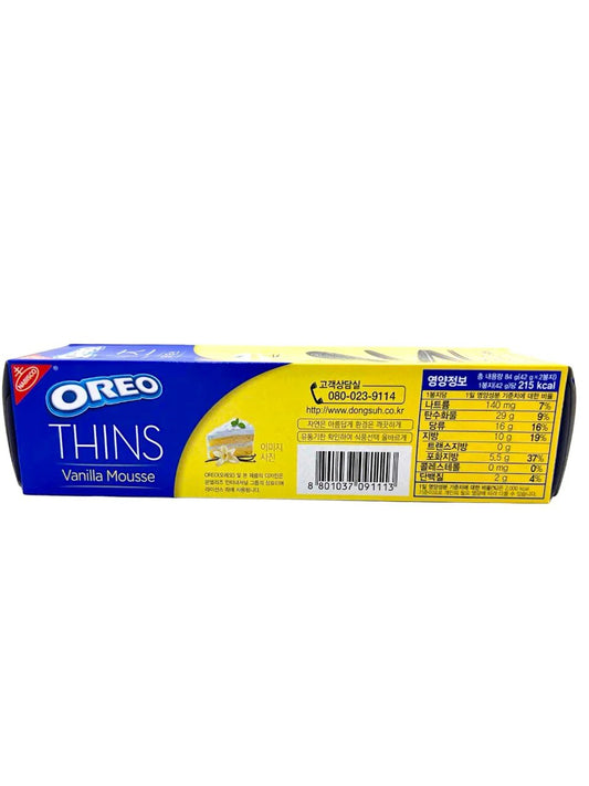 Oreo Thins Vanilla Mousse (South Korea)