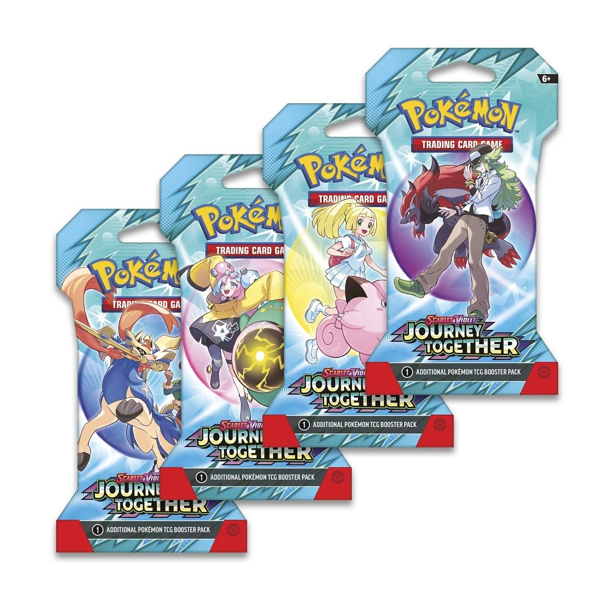 Pokémon TCG Scarlet & Violet-Journey Together Sleeved Booster Pack (10 Cards)