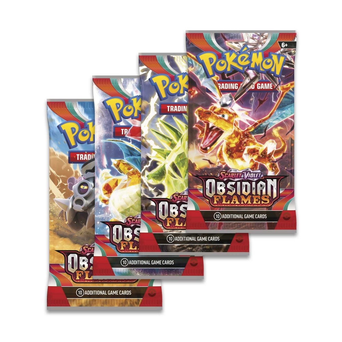 Pokémon TCG: Scarlet & Violet — Obsidian Flame Single Booster Pack (10 cards)