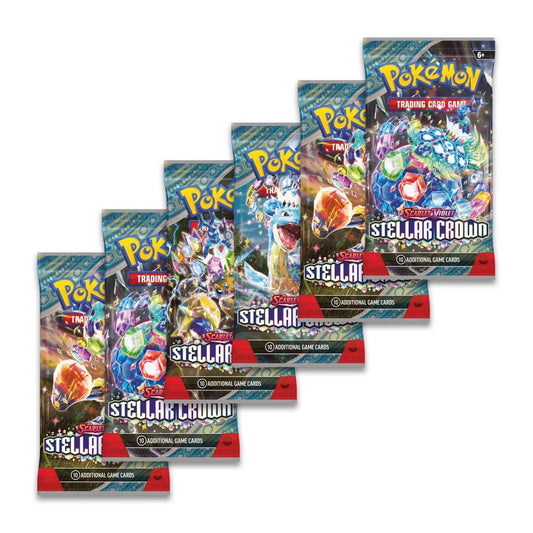 Pokémon TCG: Scarlet Violet — Stellar Crown Booster Bundle (6 Packs)
