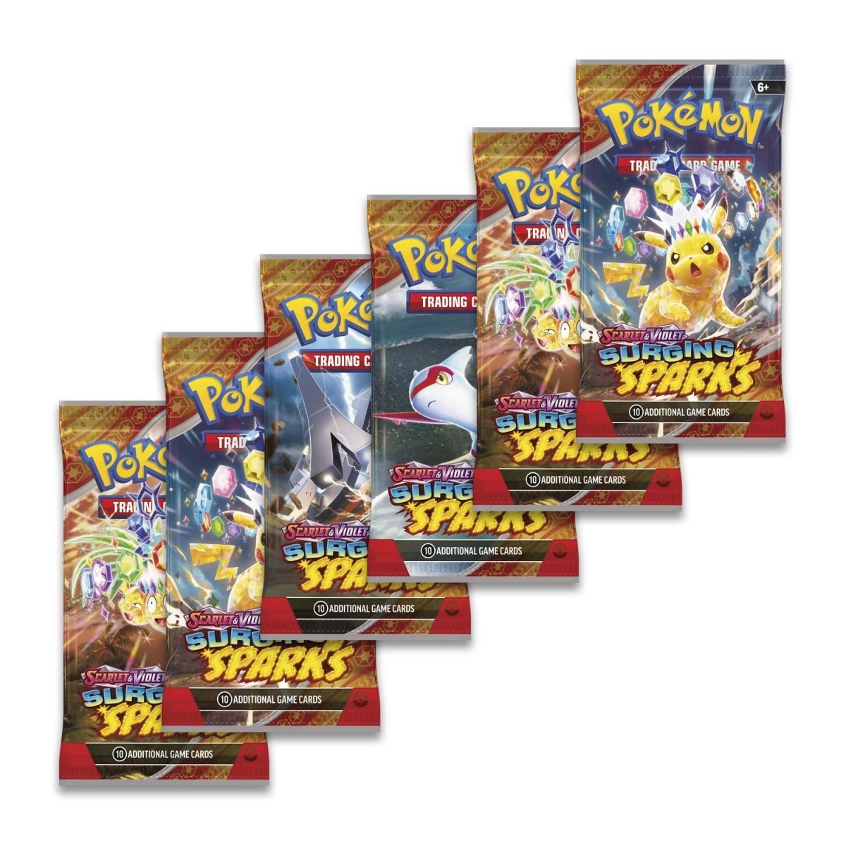 Pokémon TCG: Scarlet & Violet — Surging Sparks Booster Bundle (6 Packs)