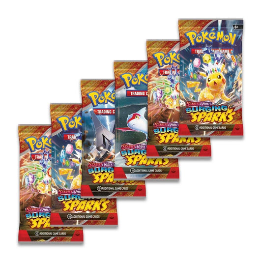 Pokémon TCG: Scarlet & Violet — Surging Sparks Booster Bundle (6 Packs)