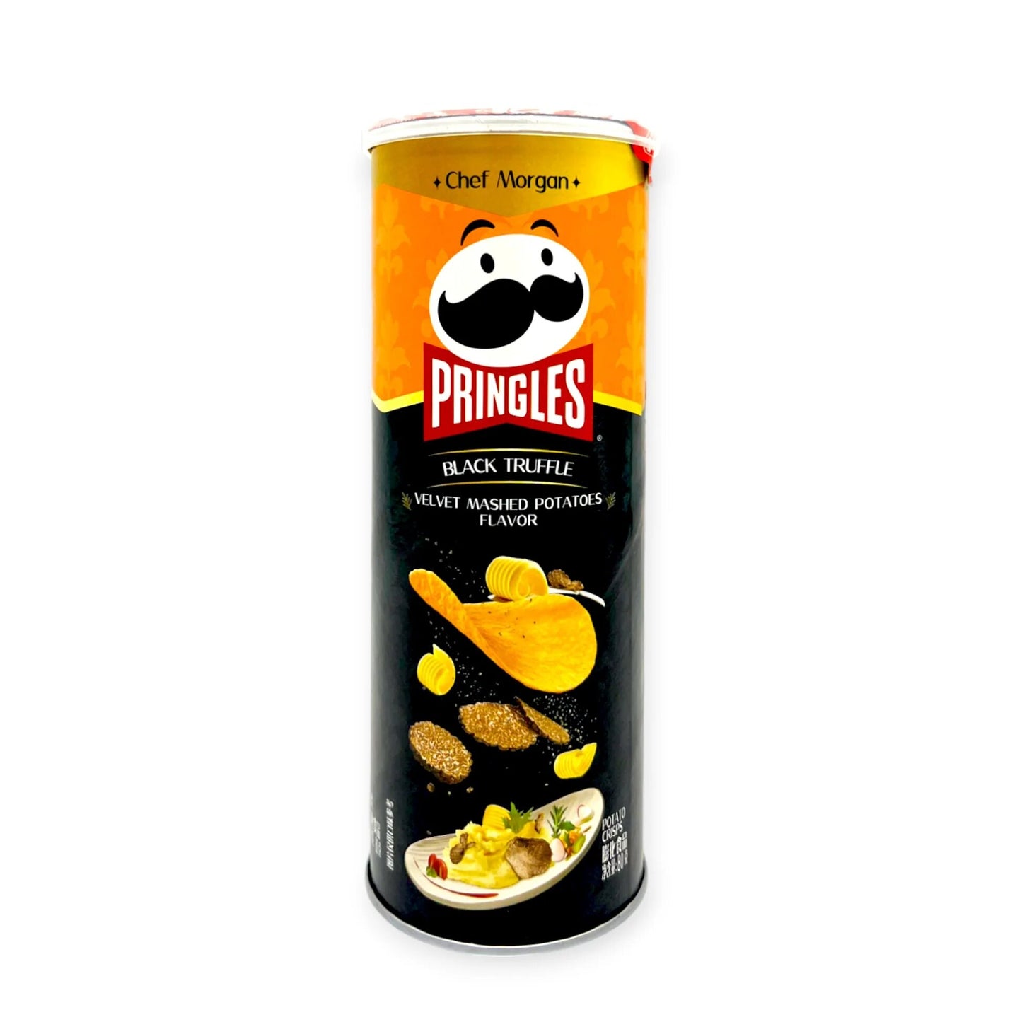 Pringles Black Truffle Velvet Mashed Potatoes 80g *Chef Morgan Edition* (China)