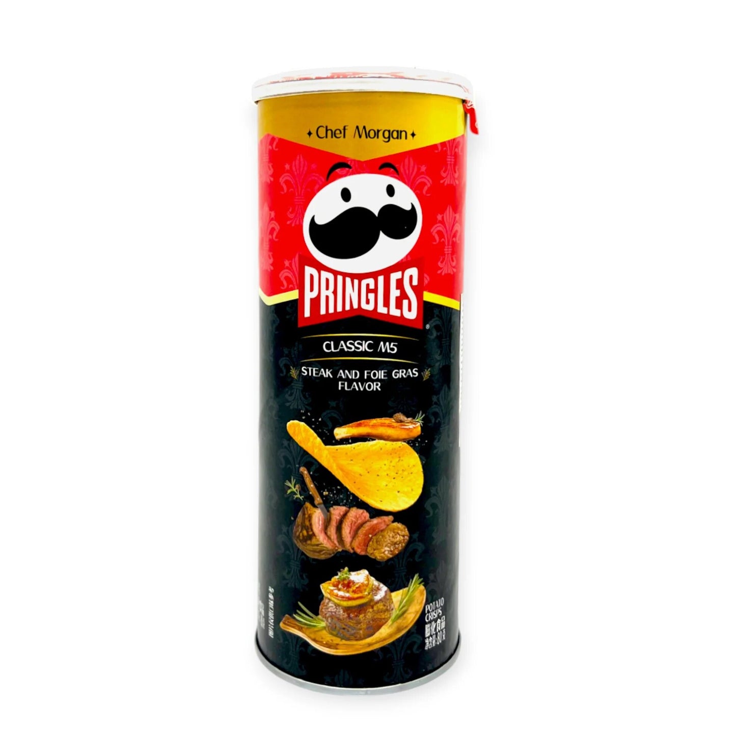 Pringles M5 Steak and Foie Gras Flavor 80g *Chef Morgan Edition* (China)