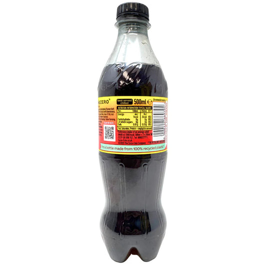 Coca Cola Lemon Zero Sugar 550mL (UK)
