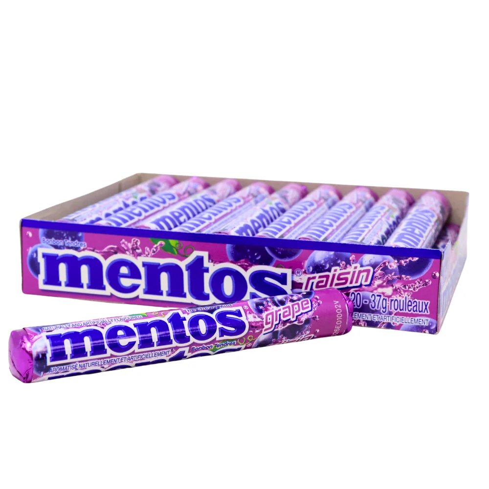 Mentos Grape Rolls 37g