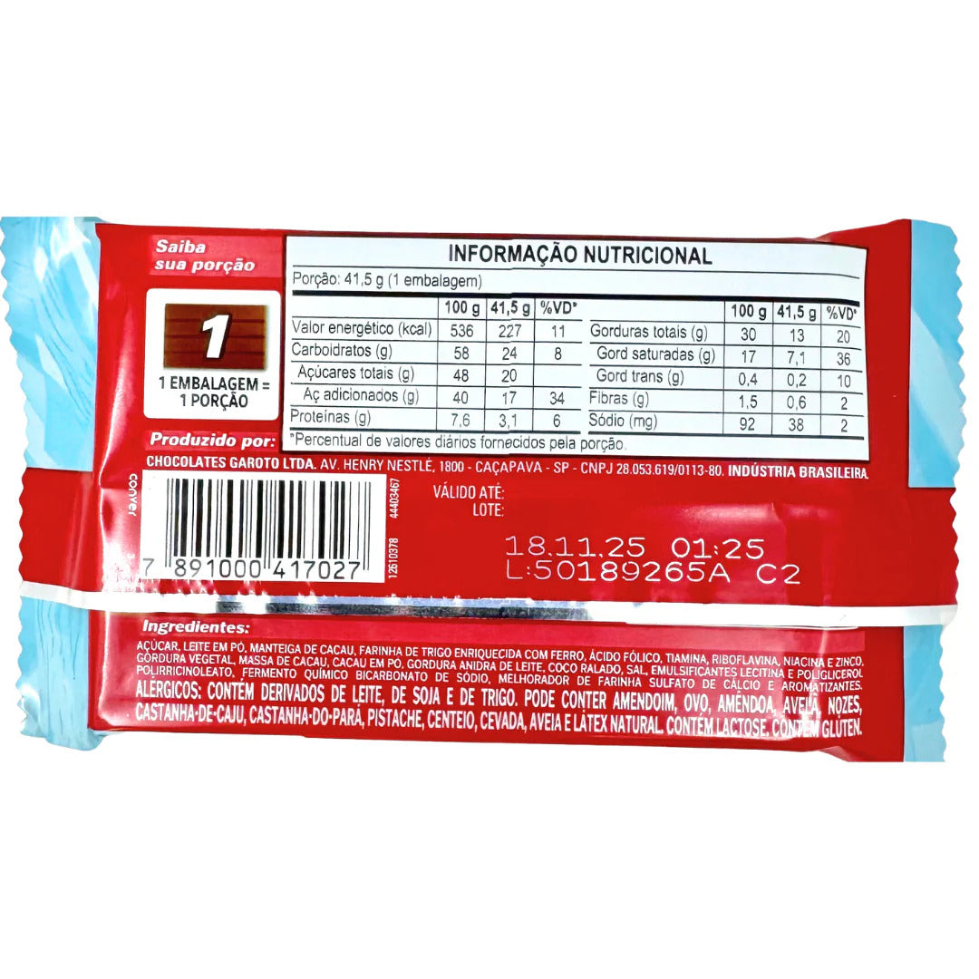 Kit Kat Sabor Coconut (Brazil) 41.5g