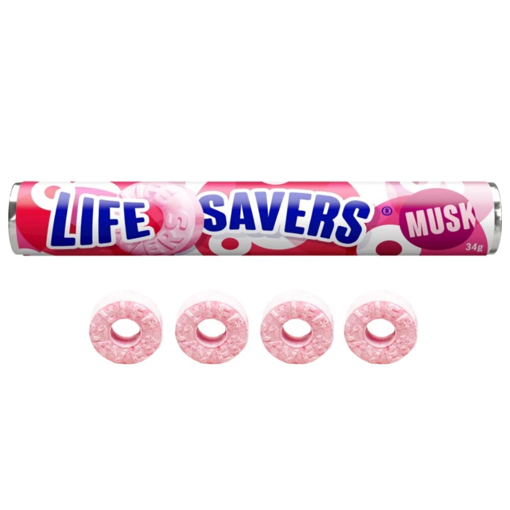 Lifesavers Musk Pastilles 34g (Australia)