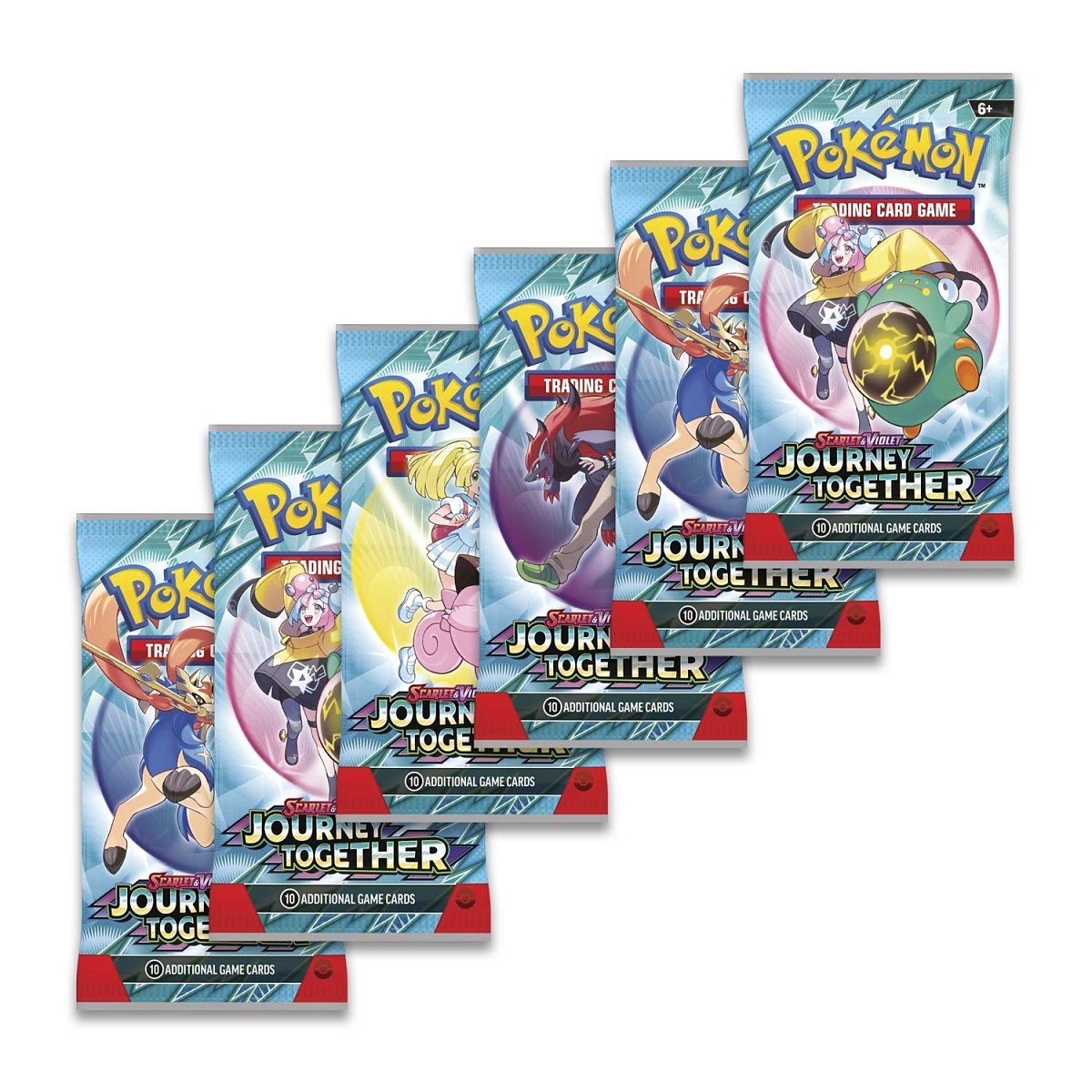 Pokémon TCG Scarlet & Violet - Journey Together Booster Bundle (6 Packs)
